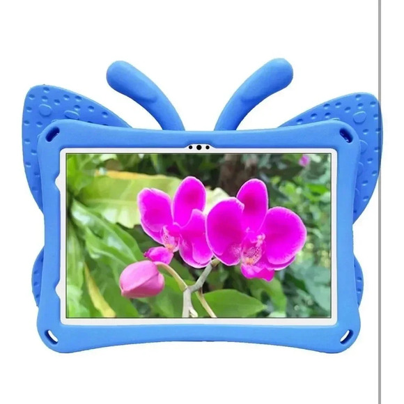 Kids EVA Shockproof Butterfly Case With Stand For Honor Pad 6 7 X8 X6 Blue - Picture 6 of 8